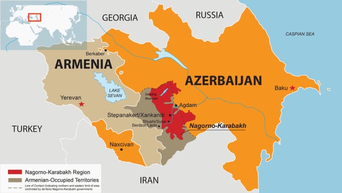 nagarno karabakh conflict region betwen armenia and azerbaijan